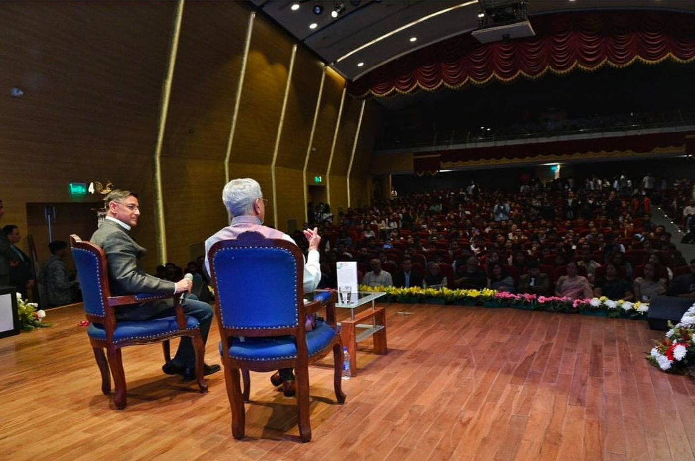 Panel discussion in the main auditorium
